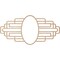 Ekena Millwork Elizabeth Wood Fretwork Pierced Ceiling Medallion, Alder, 26"W x 13"H x 7 1/8"IW x 12 3/8"IH x 1/4"T CMWP26X13X0250EBAL - alternate 5